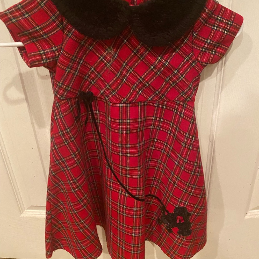 Bonnie Jean Christmas dress and jacket size 3/4 T